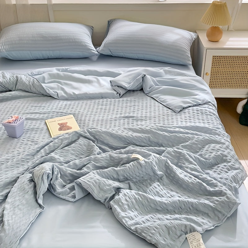 Cooling Blanket for Hot Sleepers In Summer Thin Quilt Super Soft Breathable And Heat Absorbing for Summer Suitable for Warm Weather Relief Cool Quilt Bedroom Comfort Cool Quilt Breathable Bed Blanket (quilt*1 Without Pillowcase And Without Sheets)