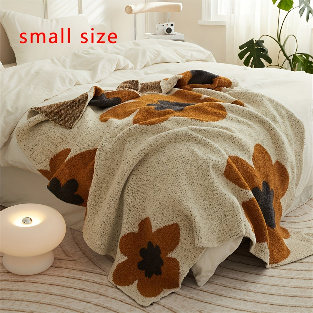 Single-User Ultra-Soft Nordic Blanket Suitable for - Cozy Imitation Bedspread, Sofa & Air Conditioner, Machine Washable Warm Nap Blanket